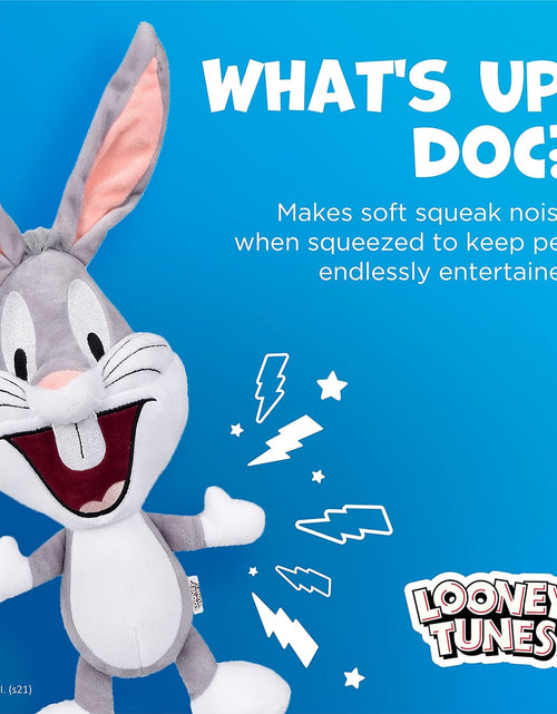 Load image into Gallery viewer, Toys for Dogs - Bugs Bunny Plush Dog Toy - Bugs Bunny Plush Toys for All Dogs - Dog Chew Toy for All Sized Dogs - Officially Licensed Dog Toy from Warner Bros
