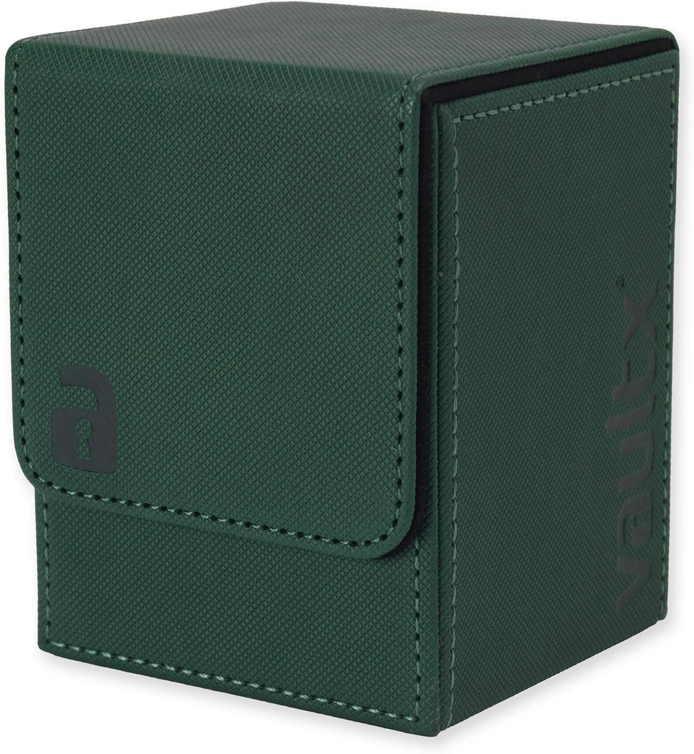 Premium Exo-Tec Deck Box - Large Size for 100+ Sleeved Cards - PVC Free Card Holder for TCG (Black)
