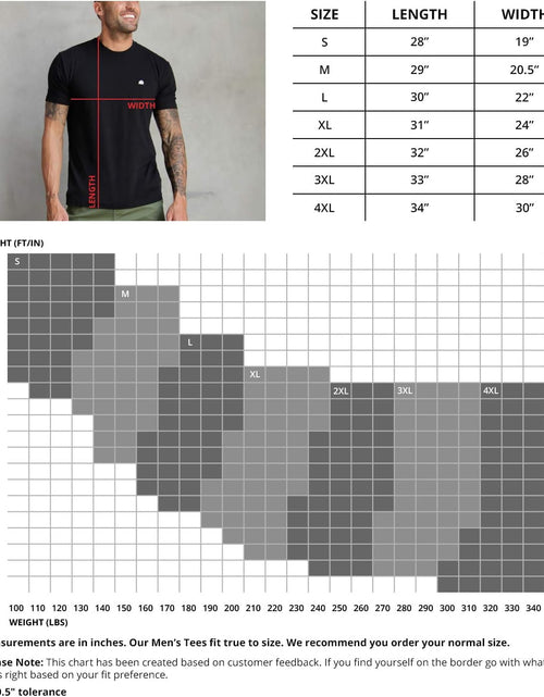 Load image into Gallery viewer, Men&#39;S T-Shirts - Short Sleeve Crew Neck Soft Fitted Tees S - 4XL
