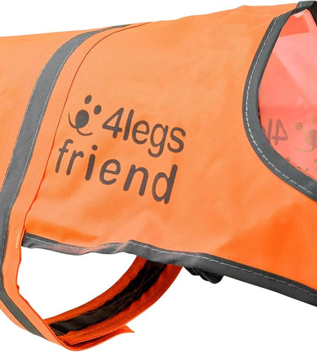 Upgraded Reflective Dog Vest. Hi-Visibility, Fluorescent Blaze Orange Dog Vest Helps Protect Your Best Friend. Safeguard Your PUP from Motorists & Hunting Accidents, on or off Leash by