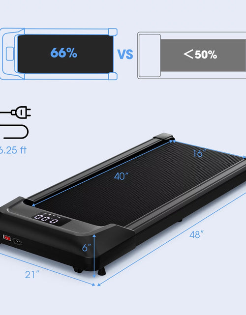 Load image into Gallery viewer, Superfit SP38076US-PI Walking Pad under Desk Treadmill

