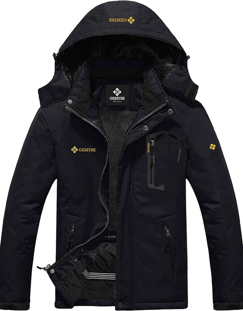 Load image into Gallery viewer, Men&#39;S Mountain Waterproof Ski Snow Jacket Winter Windproof Rain Jacket
