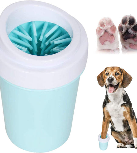 Dog Paw Cleaner Pet Paw Washer for Dogs Muddy Paws Cleaner Paw Brushes Easy Disassemble and Install Dog Foot Washer