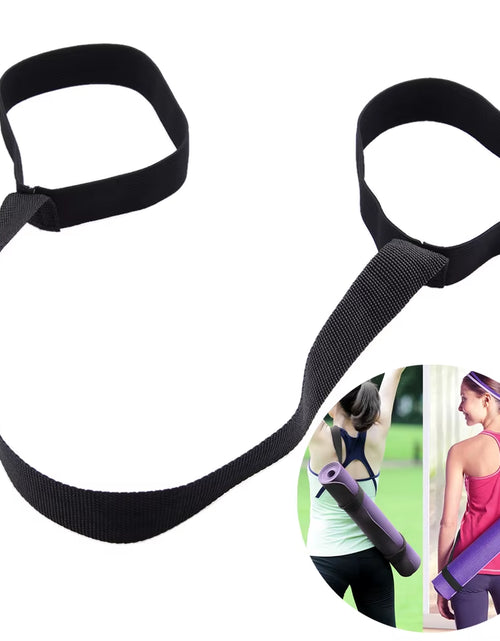 Load image into Gallery viewer, Yoga Mat Straps Exercise Sport Sling Shoulder Carry Adjustable Stretch Carrying Home Gym Fitness Equipment
