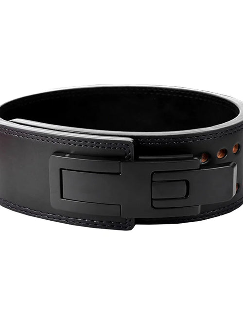 Load image into Gallery viewer, Fitness Lifting Belt Cowhide Wide Weightlifting Belt Gym Bodybuilding Belt Barbell Powerlifting Belty Training Waist Protector
