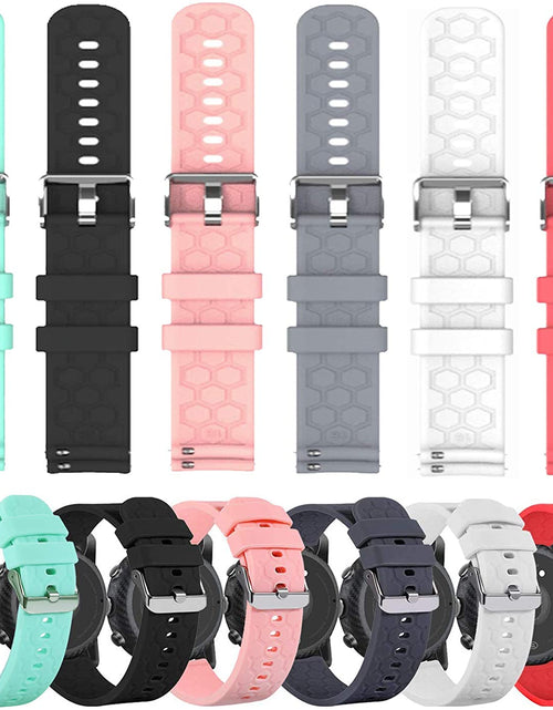 Load image into Gallery viewer, Bands Compatible with Veryfitpro Smart Watch Id205/Id205L/Id215G/Id205U/Id205S/Id216/Uwatch 3/Uwatch Ufit/Uwatch GT, for GRV FC1/FC5 19Mm Soft Silicone Quick Release Bands
