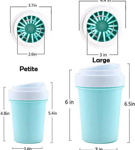 Dog Paw Cleaner Pet Paw Washer for Dogs Muddy Paws Cleaner Paw Brushes Easy Disassemble and Install Dog Foot Washer