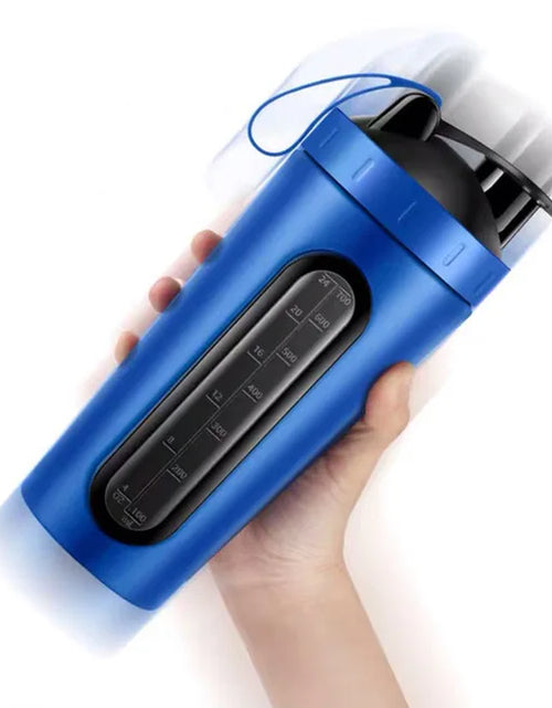 Load image into Gallery viewer, LOGO Custom Whey Protein Powder Sports Shaker Bottle Tainless Steel Shaker Bottle Leakproof Gym Nutrition Vacuum Blender Cup
