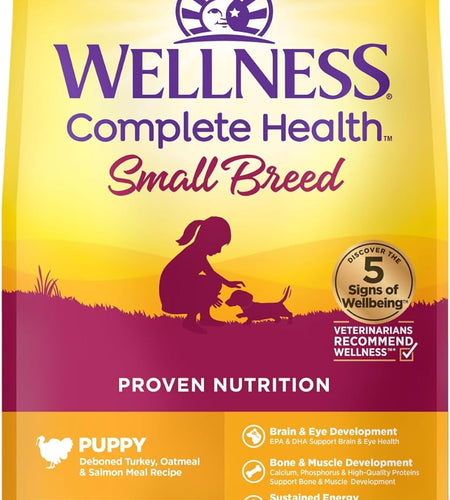 Complete Health Natural Dry Small Breed Dog Food Small Breed Puppy Turkey, Salmon & Oatmeal