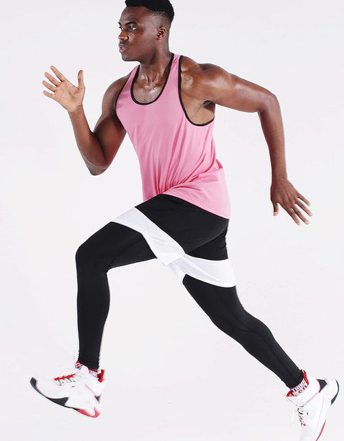 Load image into Gallery viewer, Men&#39;S 3 Pack Workout Running Tank Top Sleeveless Gym Athletic Shirts

