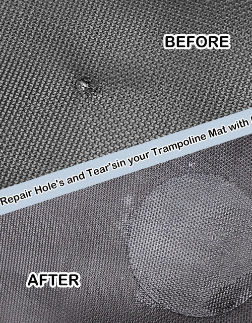Load image into Gallery viewer, Trampoline Patch Repair Kit 4 Inch Circle on Patches | Repair Trampoline Mat Tear or Hole in a Trampoline Mat
