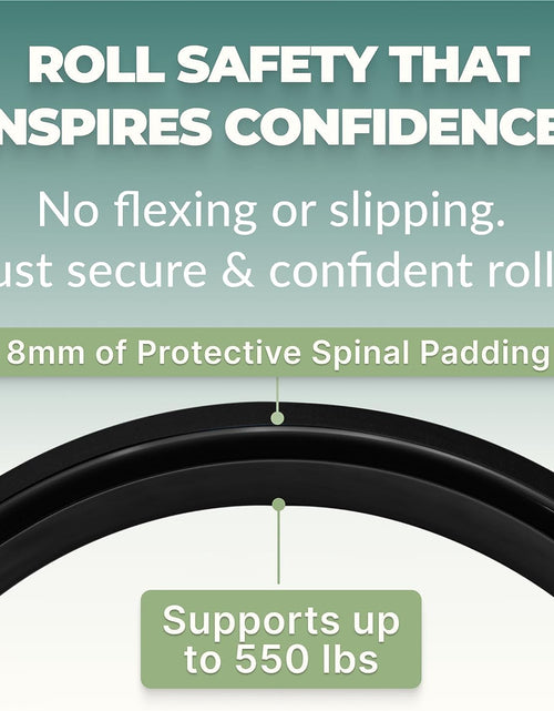 Load image into Gallery viewer, Yoga Wheel for Back Pain - Deep Tissue Massage - Yoga Back Roller Wheel for Back Pain Relief Stretching Myofascial Release Mobility
