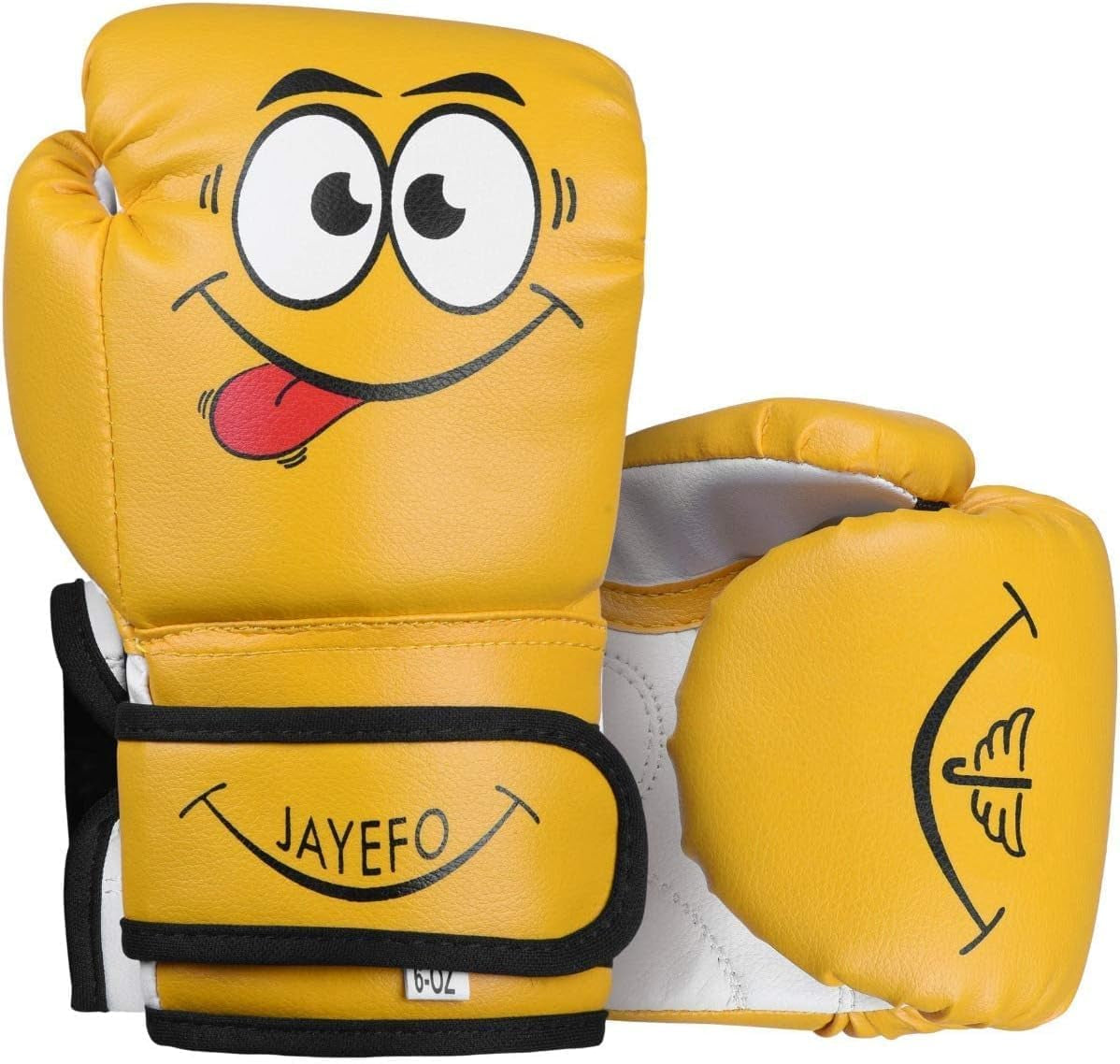 Boxing Gloves for Kids & Children - Youth Boxing Gloves for Boxing, Kick Boxing, Muay Thai and MMA - Beginners Heavy Bag Gloves for Heavy Boxing Punching Bag - 4 and 6 Oz - Black
