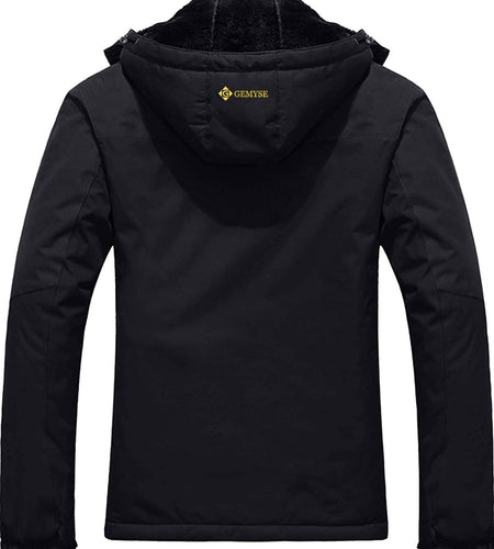 Men'S Mountain Waterproof Ski Snow Jacket Winter Windproof Rain Jacket