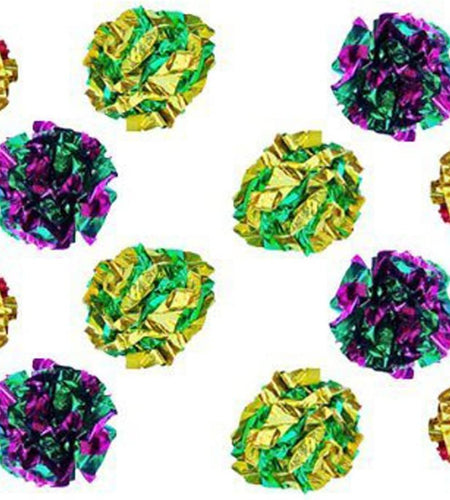 Original Mylar Crinkle Balls Cat Toys - 12 Pack