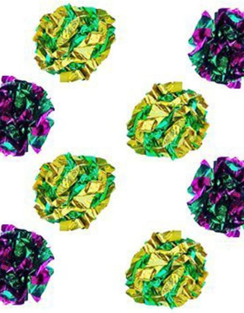 Load image into Gallery viewer, Original Mylar Crinkle Balls Cat Toys - 12 Pack
