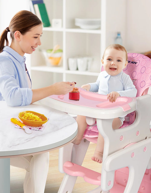 Load image into Gallery viewer, 3 in 1 Baby High Chair Convertible Play Table Seat Booster Toddler Feeding Tray
