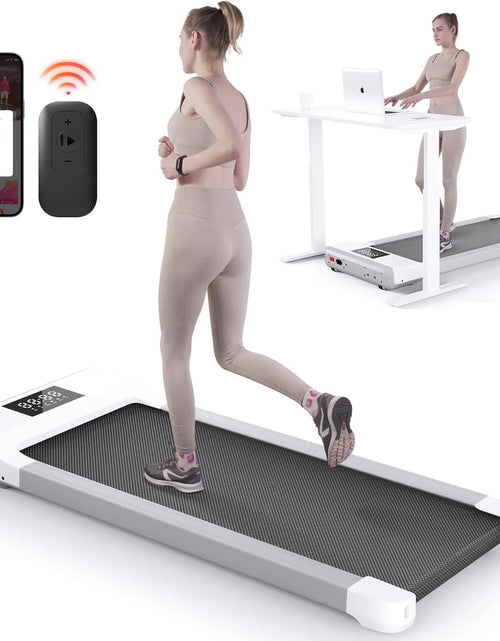 Load image into Gallery viewer, Walking Pad 300Lb, under Desk Treadmill with Remote Control 2 in 1 Portable Walking Pad Treadmill for Home/Office(Black)
