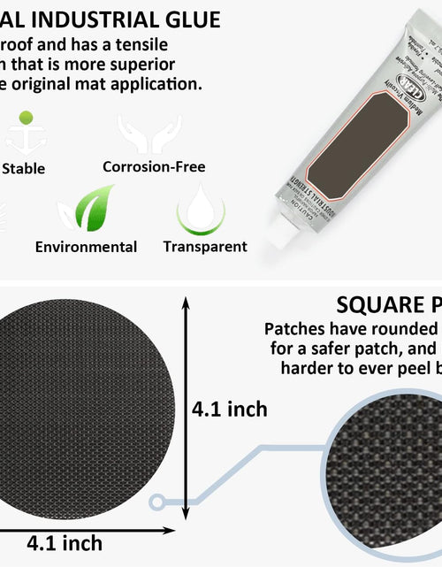 Load image into Gallery viewer, Trampoline Patch Repair Kit 4 Inch Circle on Patches | Repair Trampoline Mat Tear or Hole in a Trampoline Mat
