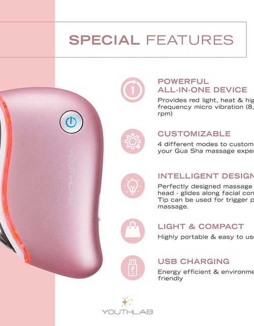 Load image into Gallery viewer, Prosculpt Gua Sha, Ultimate Facial Scraping/Sculpting/Tightening Tool, Heat/Electric Vibration, Anti-Aging/Wrinkles, Eye/Face Puffiness, Tension Relief, Acupressure, Face Lift, Double Chin
