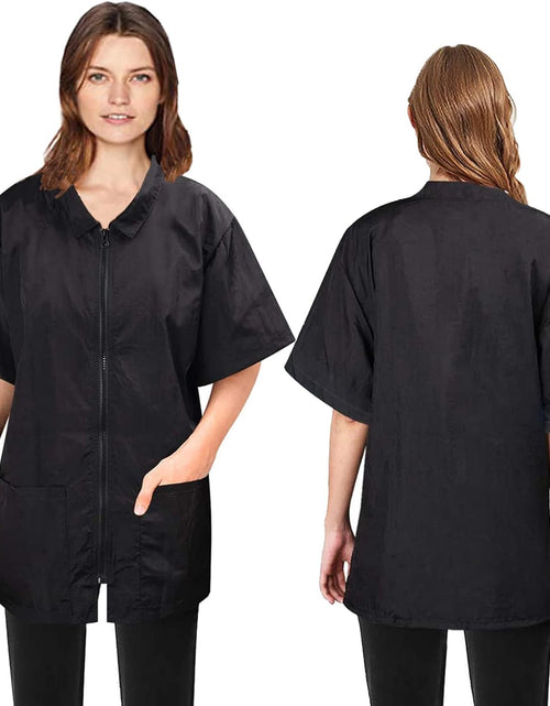 Load image into Gallery viewer, Bestmemories Pet Grooming Work Clothes Apron Anti-Static Cat Dog Grooming Aprons Pet Haircutting Clothes Pet Grooming Smock with Pockets
