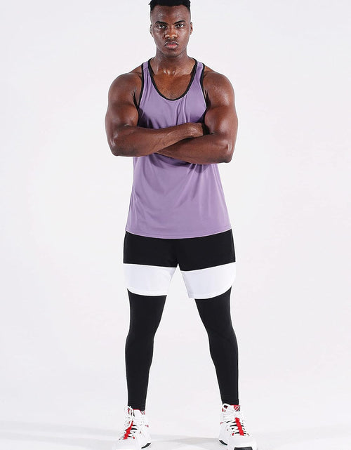 Load image into Gallery viewer, Men&#39;S 3 Pack Workout Running Tank Top Sleeveless Gym Athletic Shirts
