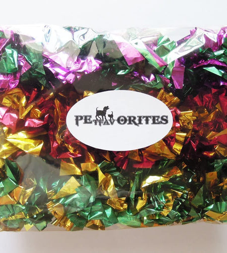 Original Mylar Crinkle Balls Cat Toys - 12 Pack