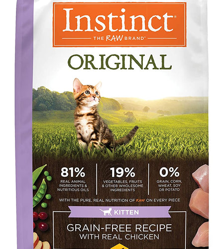 Grain Free Kitten Food, Original Kitten Recipe Natural Dry Cat Food or Wet Cat Food