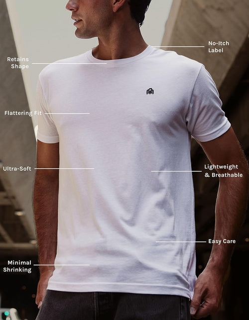 Load image into Gallery viewer, Men&#39;S T-Shirts - Short Sleeve Crew Neck Soft Fitted Tees S - 4XL
