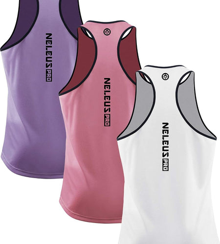 Men'S 3 Pack Workout Running Tank Top Sleeveless Gym Athletic Shirts
