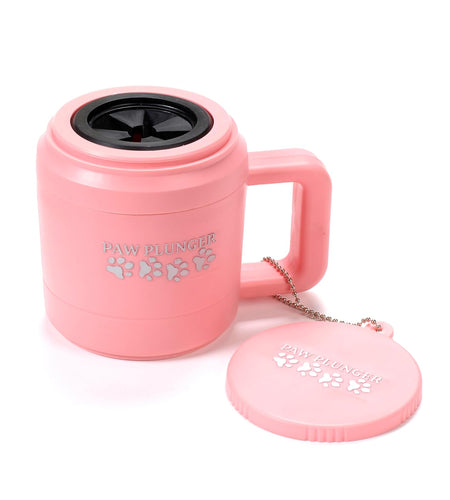 – the Muddy Paw Cleaner for Dogs – Saves Carpet, Furniture, Bedding and Cars from Dirty Paw Prints – Use This Dog Paw Cleaner after Walks – Soft Bristles, Convenient Cup Handle