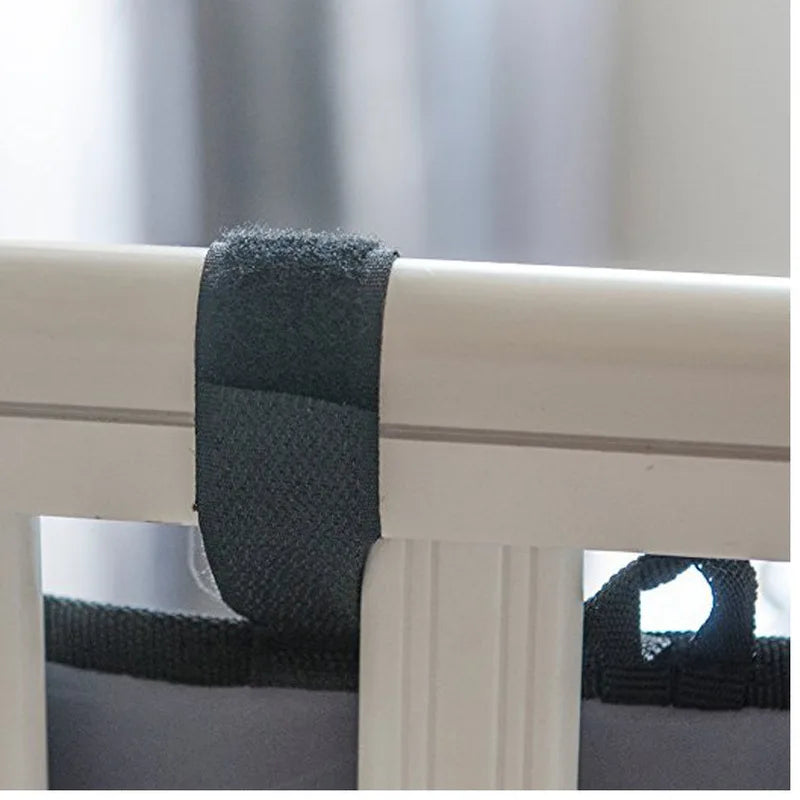 White/Gray Oxford Portable Baby Bed Hanging Storage Bag Toy Diapers Pocket Bedside Organizer Infant Crib Bedding Set Organizer