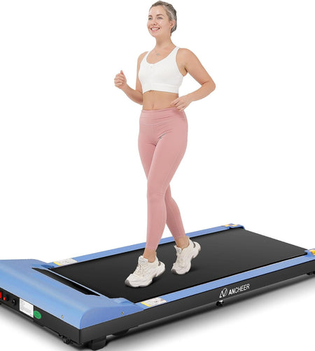 Walking Pad 2.5HP under Desk Treadmill 300Lbs Weight Capacity with Remote Control, Compact Electric Treadmill for Home/Gym/Office with LED Screen, Ultra-Quiet/Installation-Free