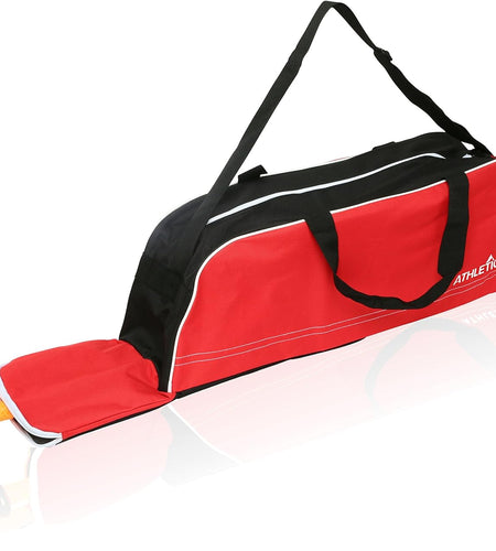 Baseball Tote Bag - Tote Bag for Baseball, T-Ball & Softball Equipment & Gear for Kids, Youth, and Adults | Holds Bat, Helmet, Glove, & Shoes | Fence Hook