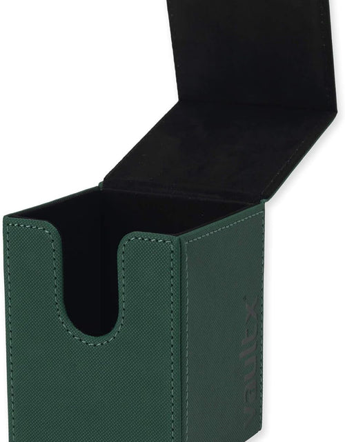 Load image into Gallery viewer, Premium Exo-Tec Deck Box - Large Size for 100+ Sleeved Cards - PVC Free Card Holder for TCG (Black)
