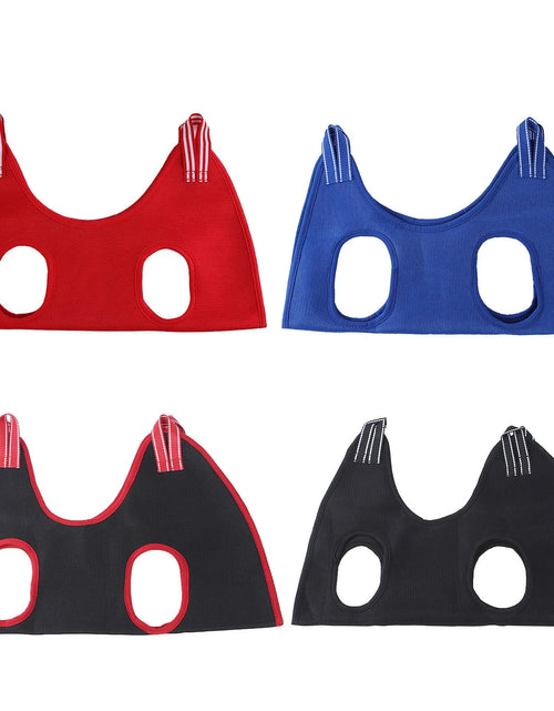Load image into Gallery viewer, Sehao Pet Grooming for Dog Grooming Harness for Nail Trimming Pet Grooming Sling Helper Holder Pet Supplies Red S
